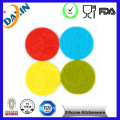 Cup Mats Round Silicone Rubber Placemat Round Heat-Resistant Mat